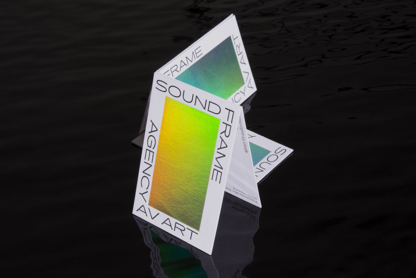 Soundframe Agency AV Art Visual Identity Wien